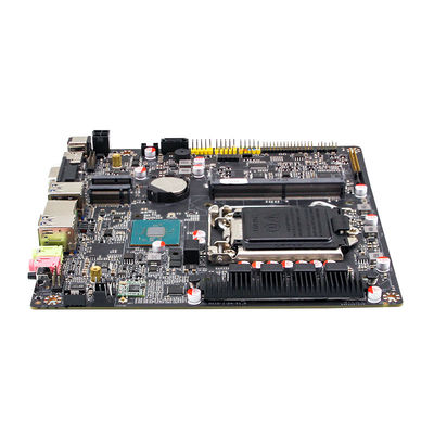 4-64G Intel 11th Gen Mini ITX Motherboard Two display HDMI VGA
